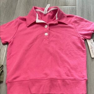 Pink Kids Polo Shirt